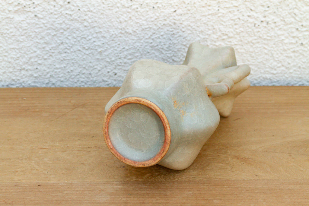 Butterfly Handle Celadon Craze Vase