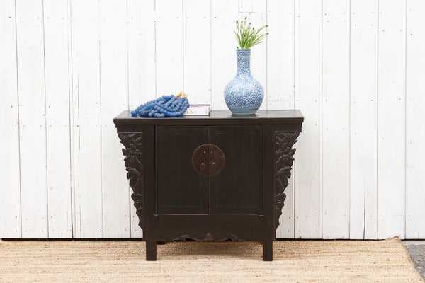 Antique Ming Style Black Cabinet