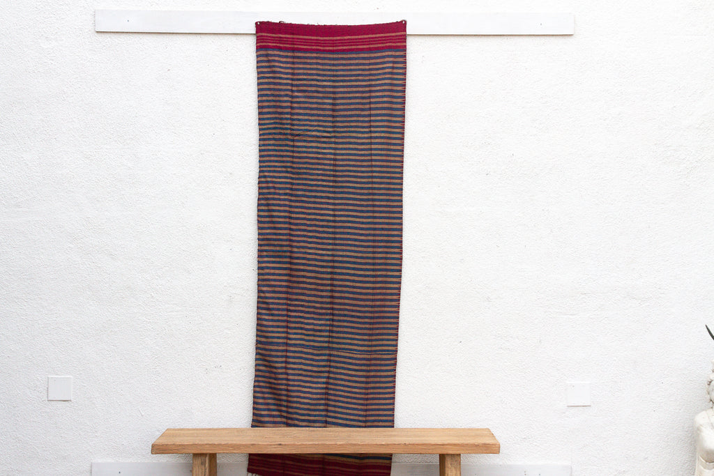 Vibrant Jewel Silk Kantha Reversible Throw