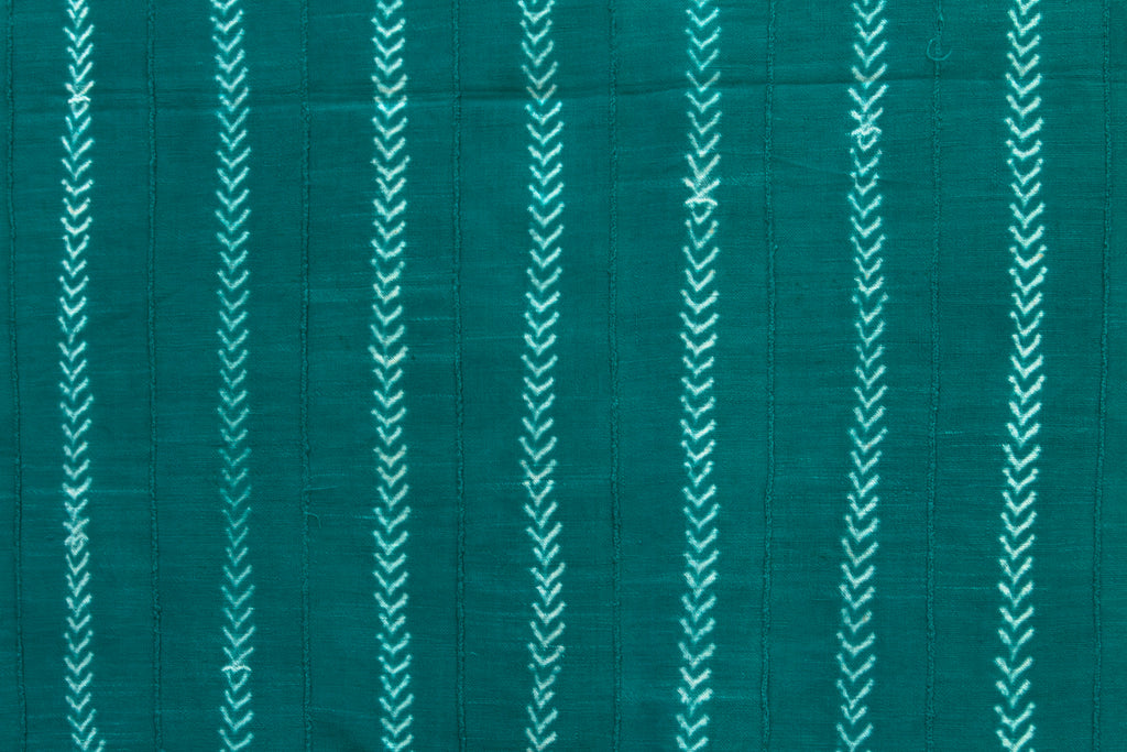 Vintage African Teal Throw