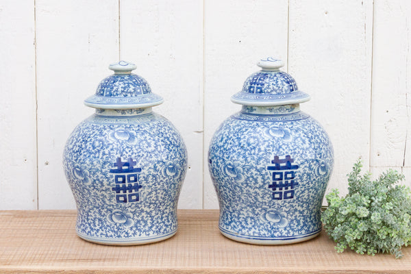 Set of Two Chinese Ginger Jars