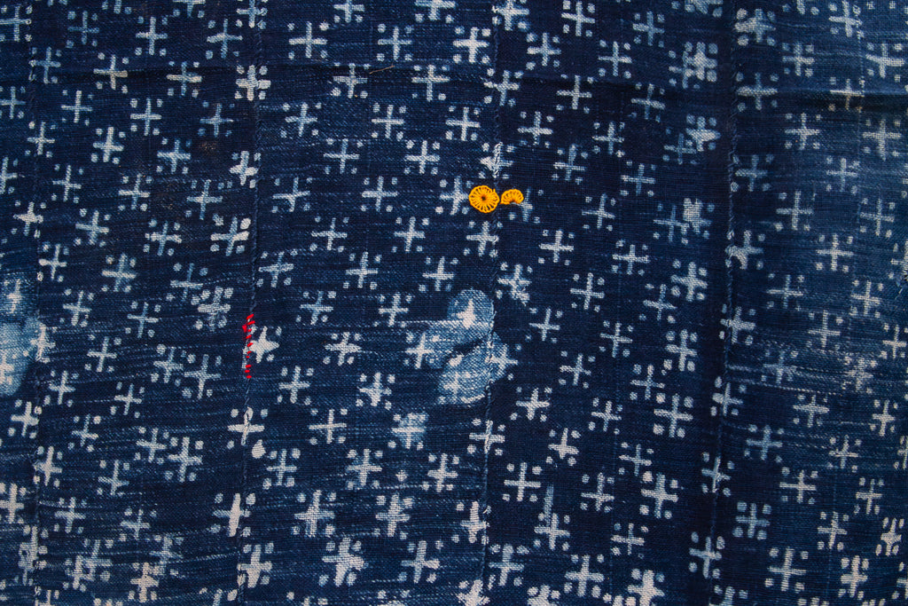 Constellations Indigo Mud Cloth Throw