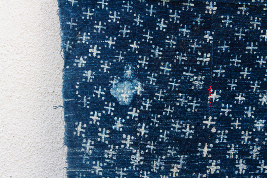 Constellations Indigo Mud Cloth Throw