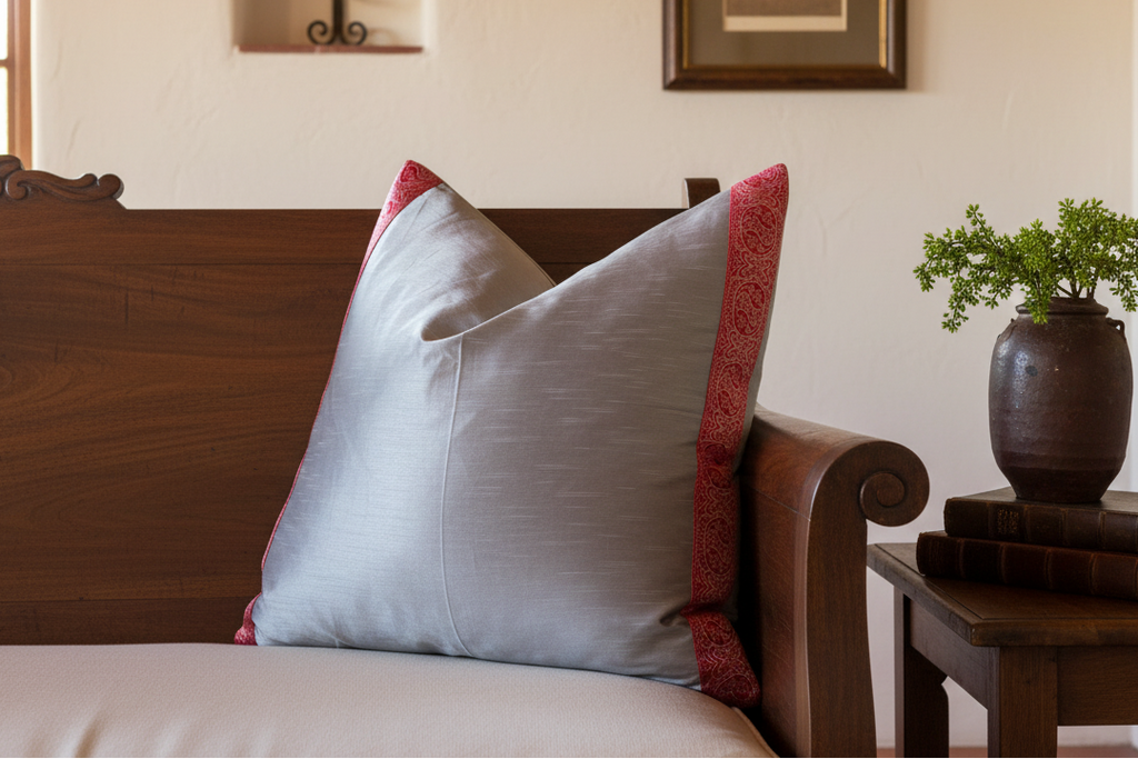 Thunder Cloud Festive Silk Euro Pillow Cover