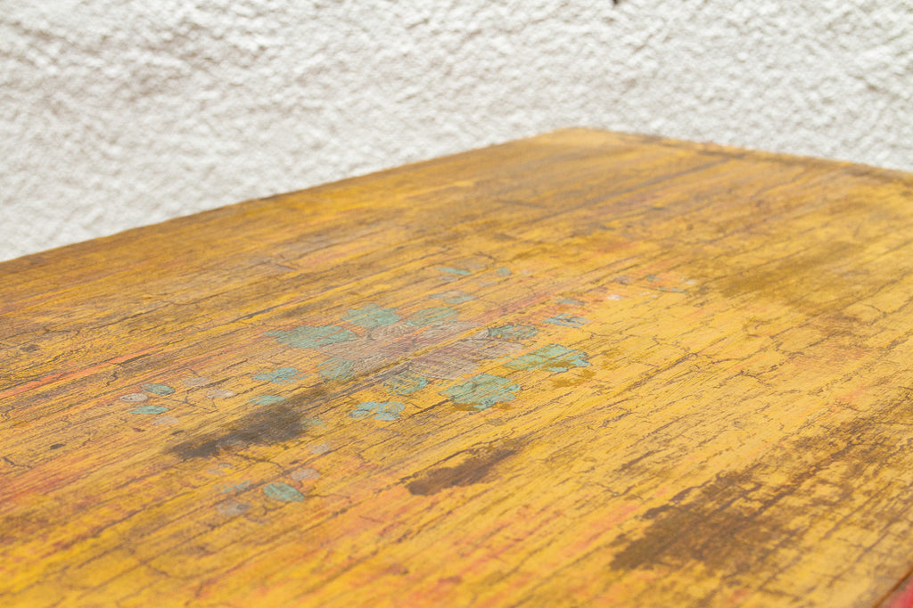 Marigold Bloom, Vintage Indian Chest of Drawers