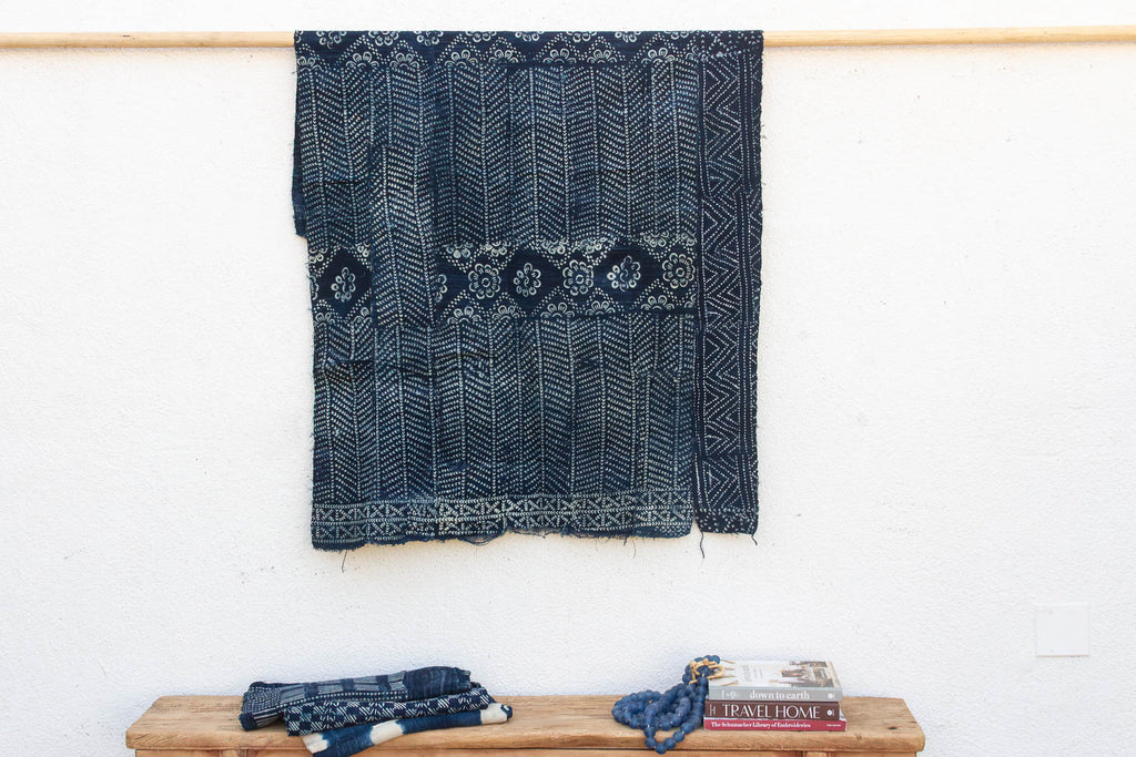 Rosette Mandala Mud Cloth Throw