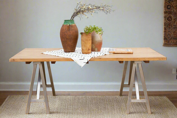 Modern Old Elm Wood Dining Table– DE-COR | Globally Inspired Modern Old Elm Wood Dining Table– DE-COR | Globally Inspired
