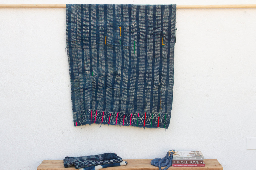 Nomad's Loom Indigo Mud Cloth Throw
