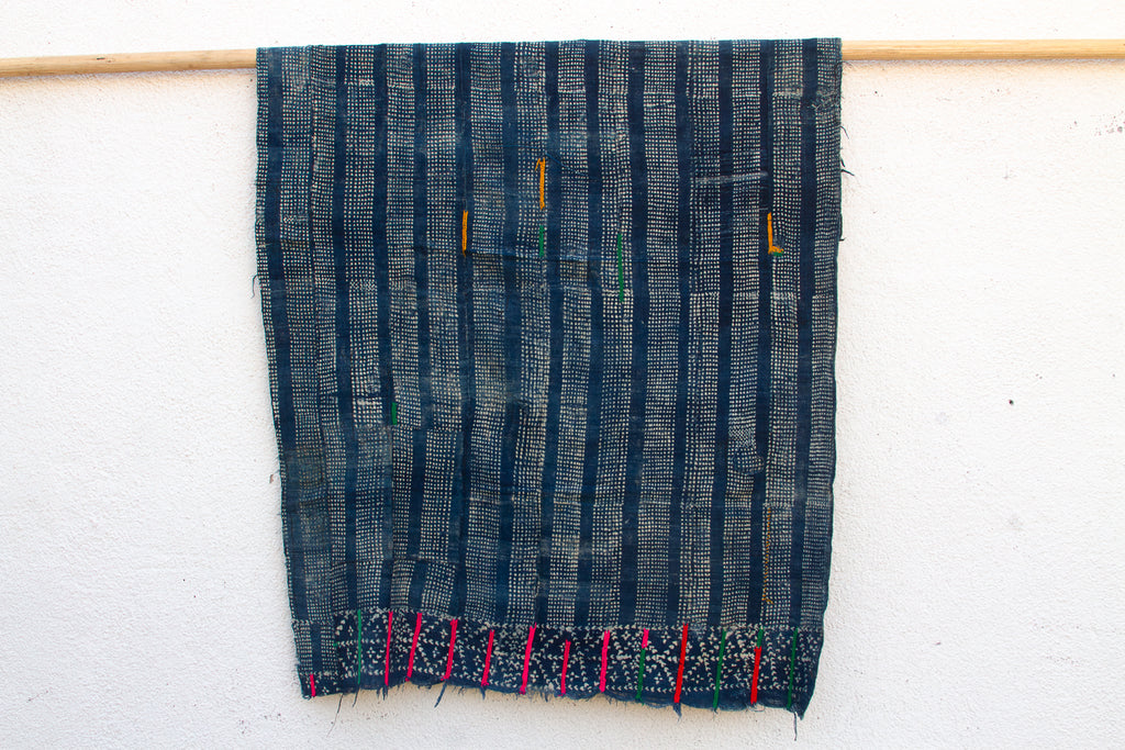 Nomad's Loom Indigo Mud Cloth Throw