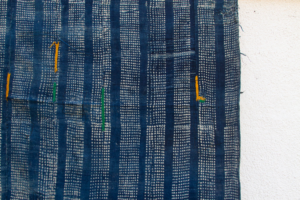 Nomad's Loom Indigo Mud Cloth Throw