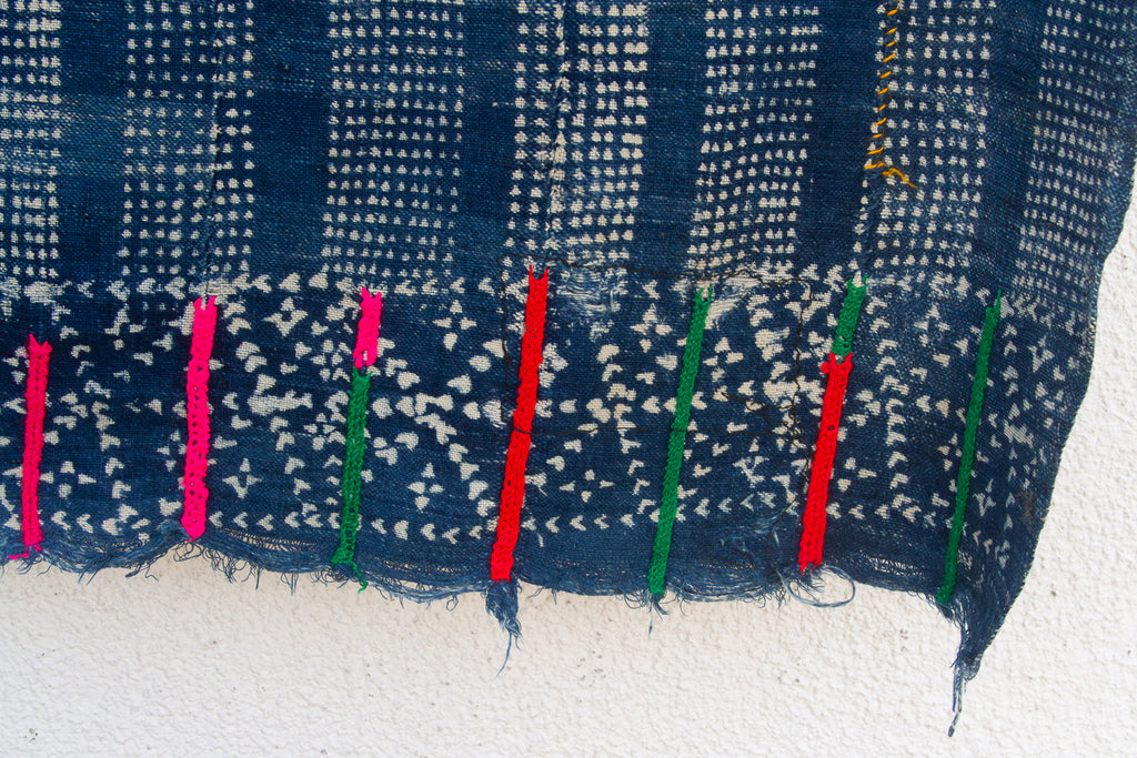 Nomad's Loom Indigo Mud Cloth Throw