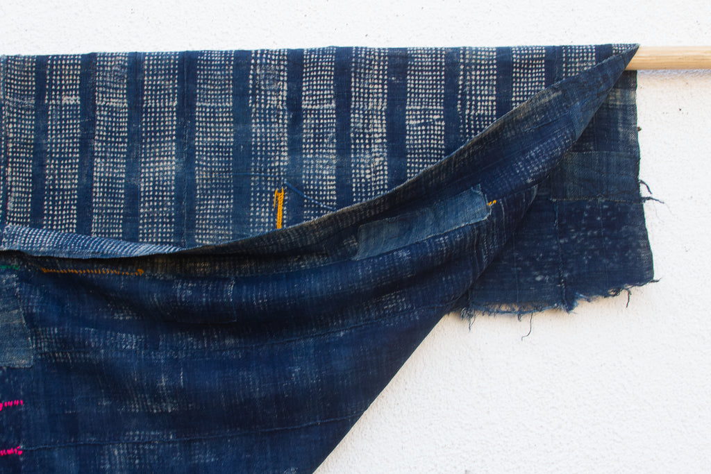 Nomad's Loom Indigo Mud Cloth Throw