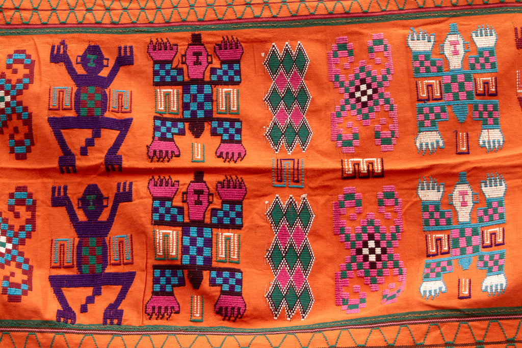 Antique Brocade Tribal Fabric From Indonesia