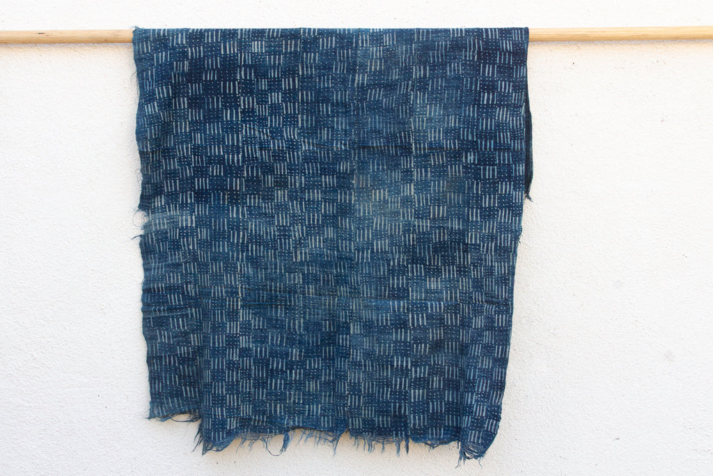 Kanaga Indigo Mud Cloth Throw