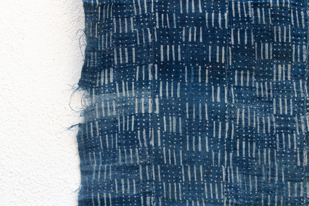 Kanaga Indigo Mud Cloth Throw