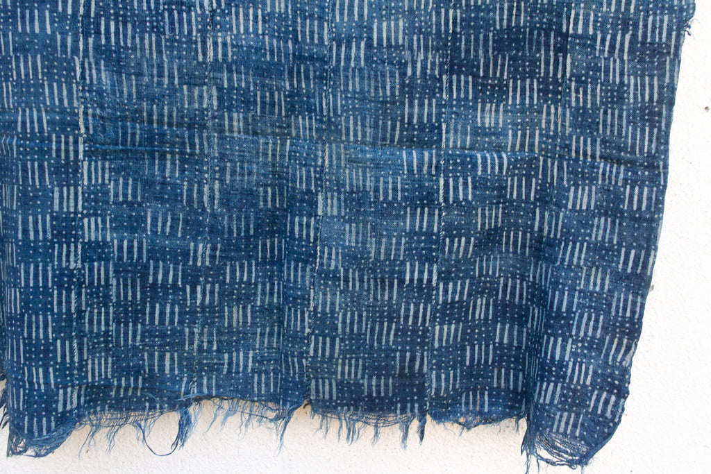 Kanaga Indigo Mud Cloth Throw