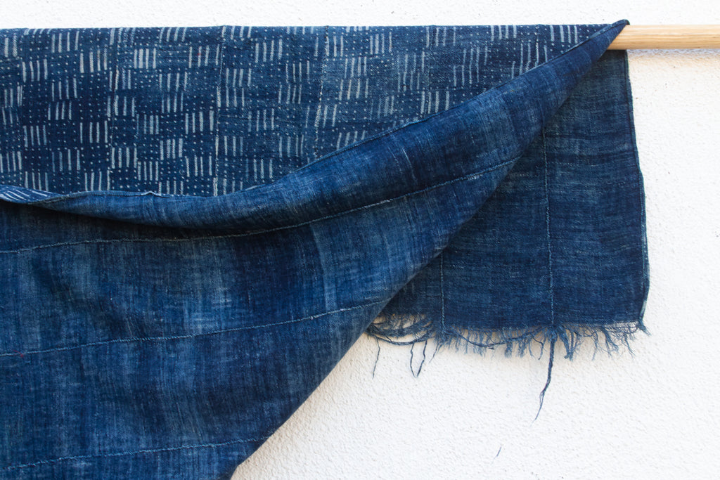 Kanaga Indigo Mud Cloth Throw