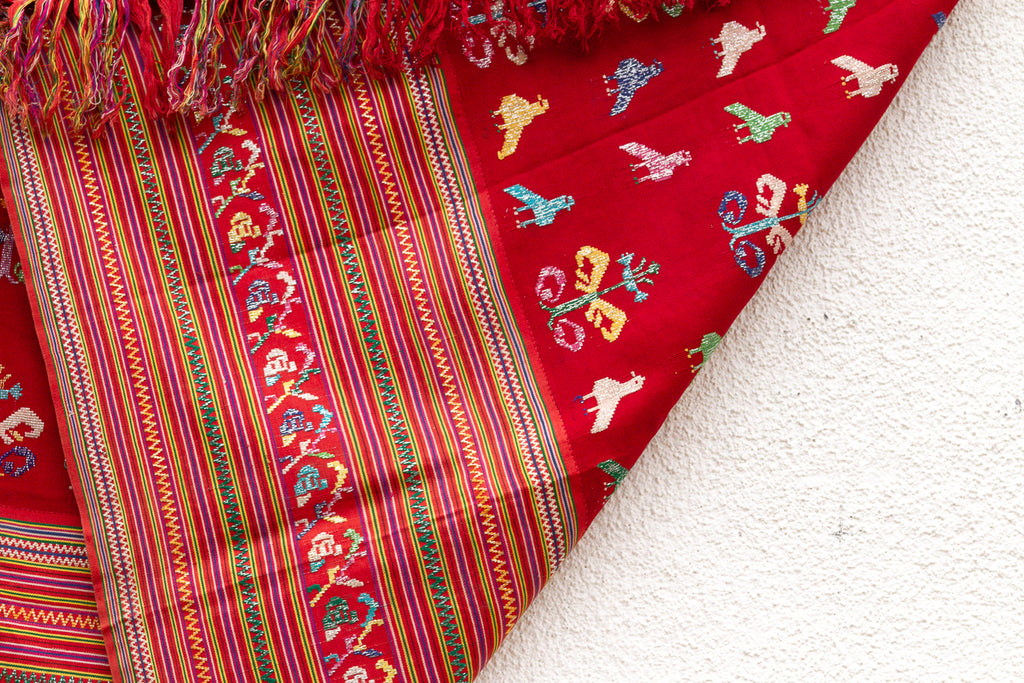 Antique Timor Tribe Figural Blanket