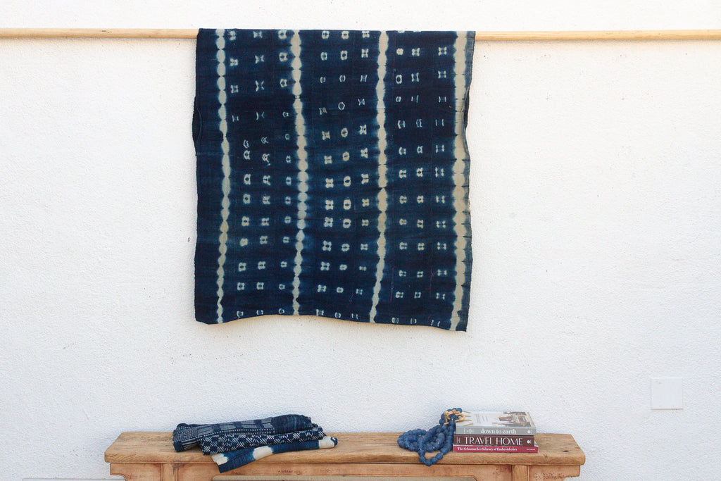 Imopti Market Indigo Mud Cloth Throw