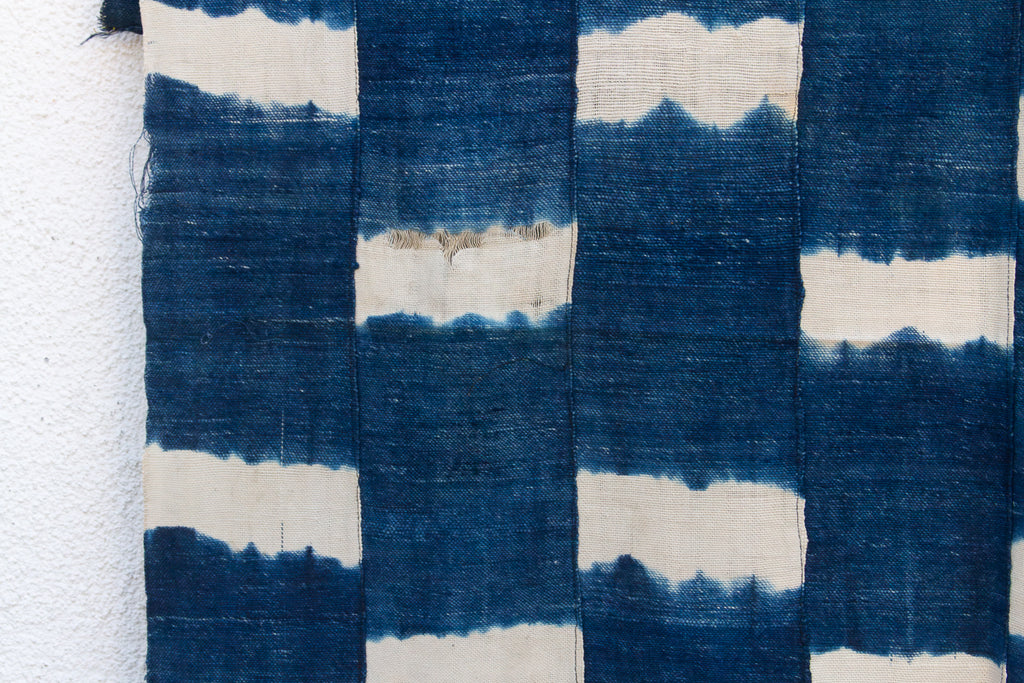 Caravan Trail Indigo Mud Cloth Throw