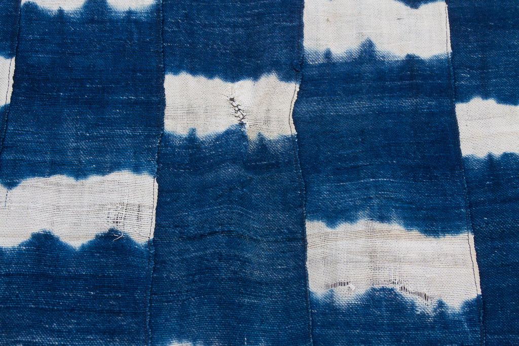Caravan Trail Indigo Mud Cloth Throw