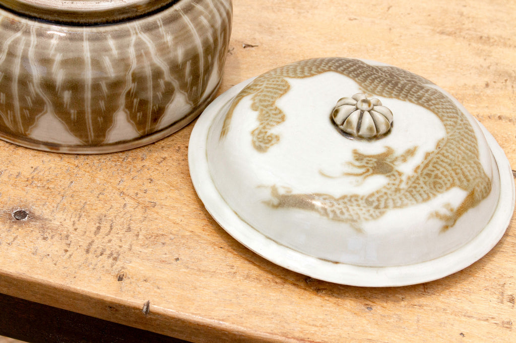 Pair of Imperial Asian Porcelain Lidded jars