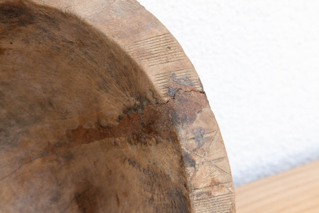 Wabi Sabi African Wood Bowl