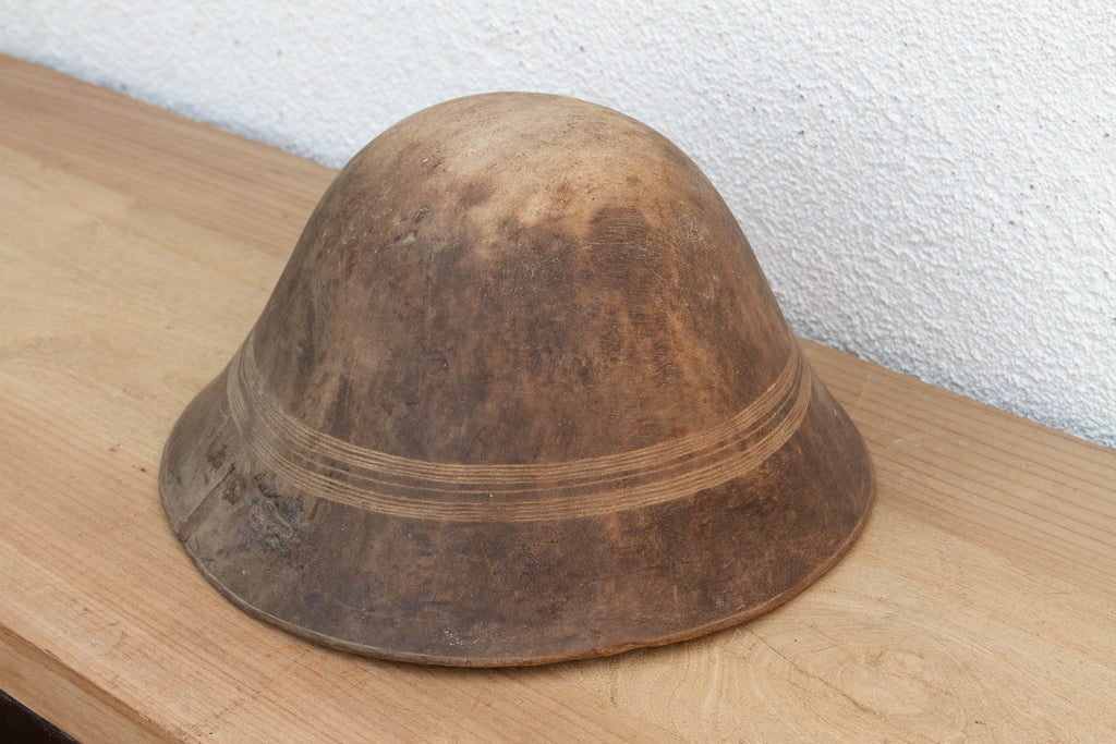 Antique Mended Dough Bowl From Africa