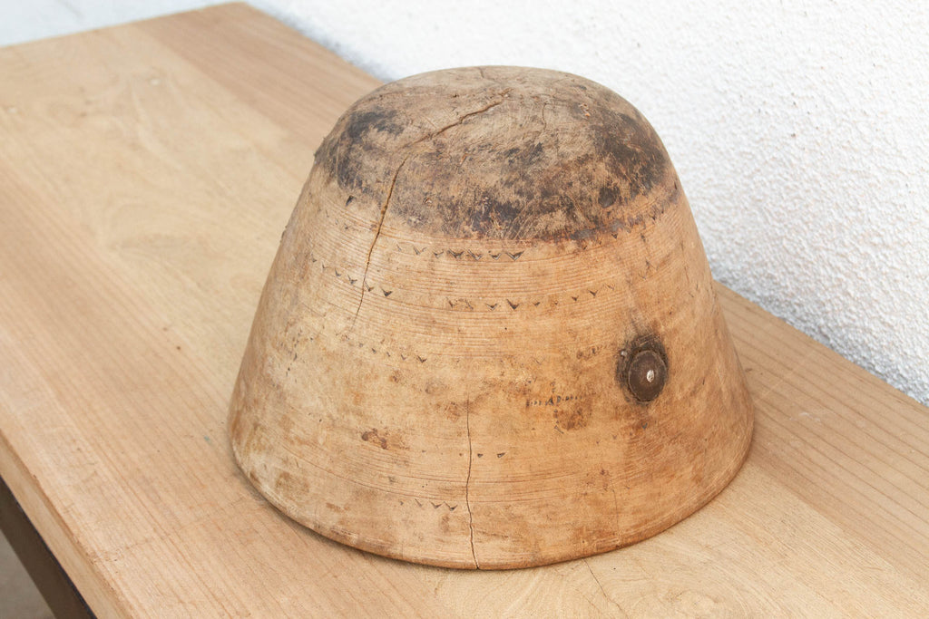 Original Bleached Wood African Vessel