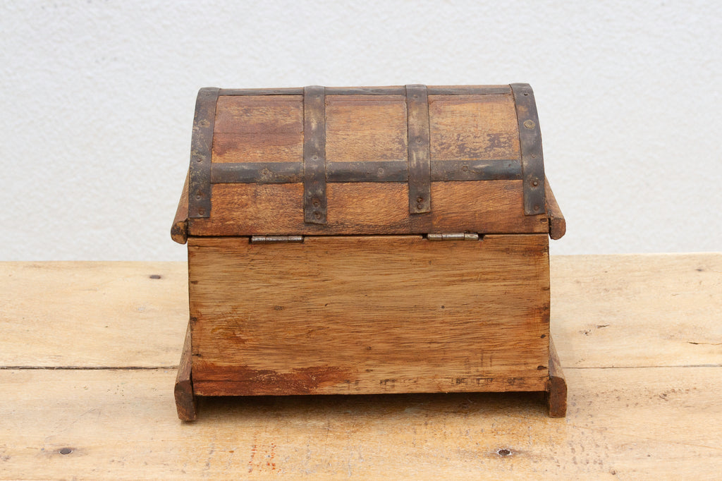 Rustic Wooden Spice Merchant Box