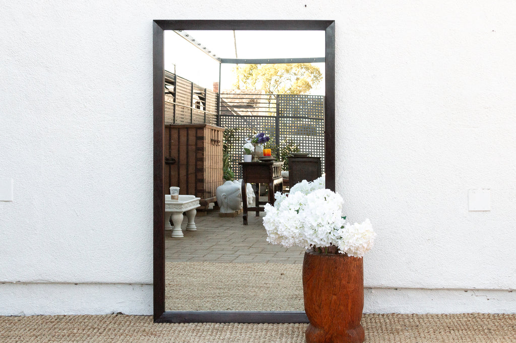 Large Elegant Vintage Rosewood Mirror