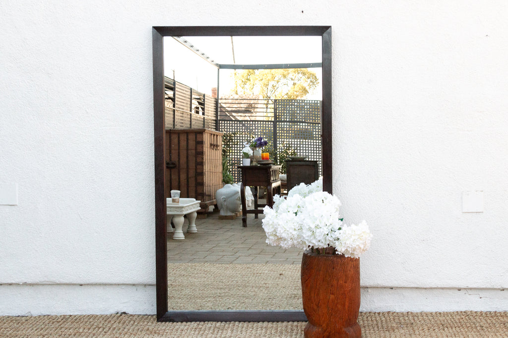 Large Elegant Vintage Rosewood Mirror