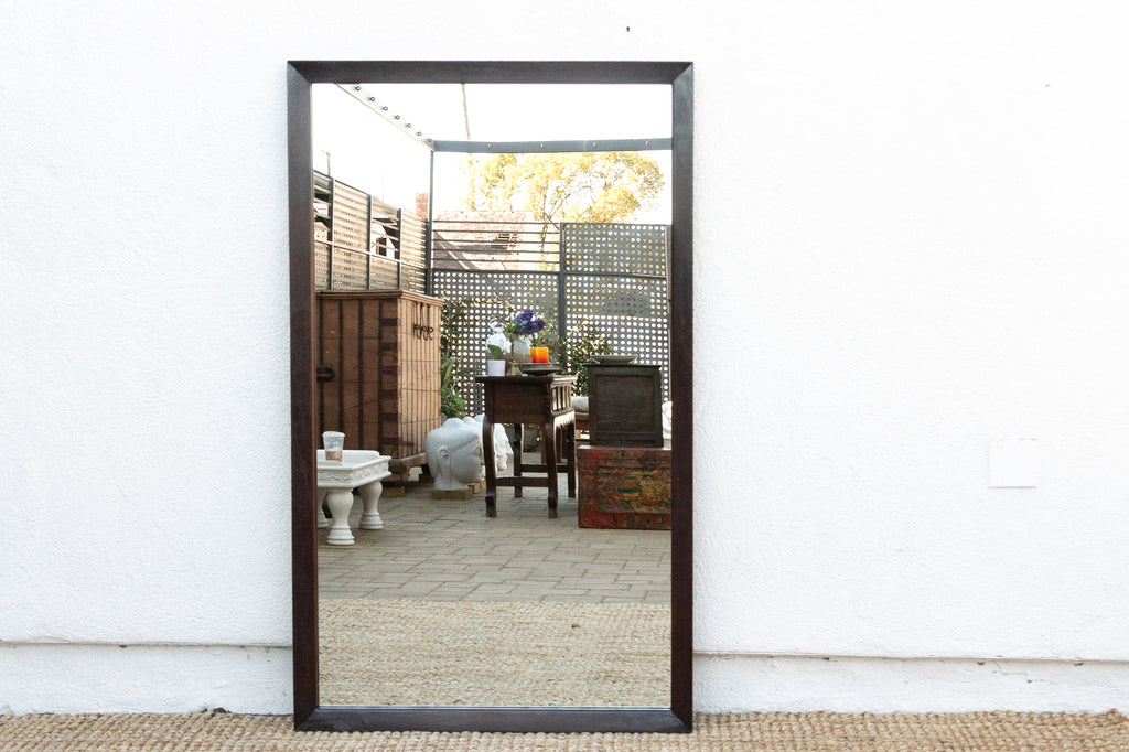Large Elegant Vintage Rosewood Mirror