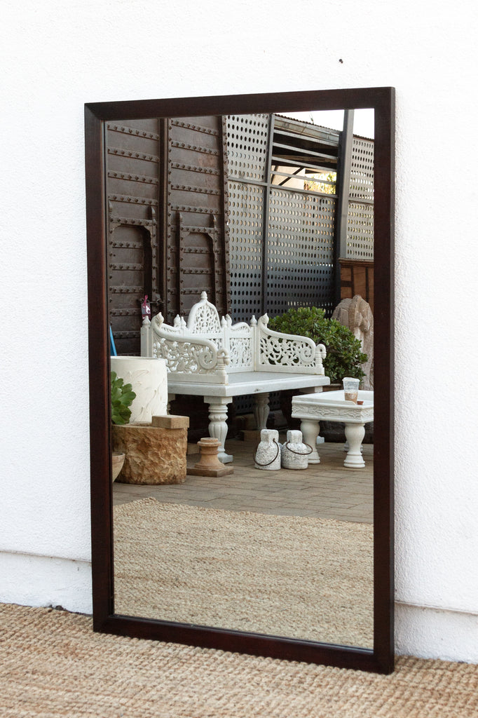 Large Elegant Vintage Rosewood Mirror