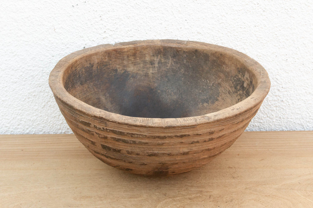 Sculptural African Hardwood Bowl