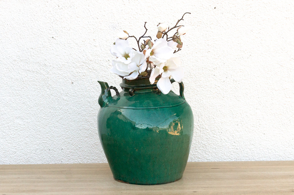 Antique Chinese Green Glazed Jug