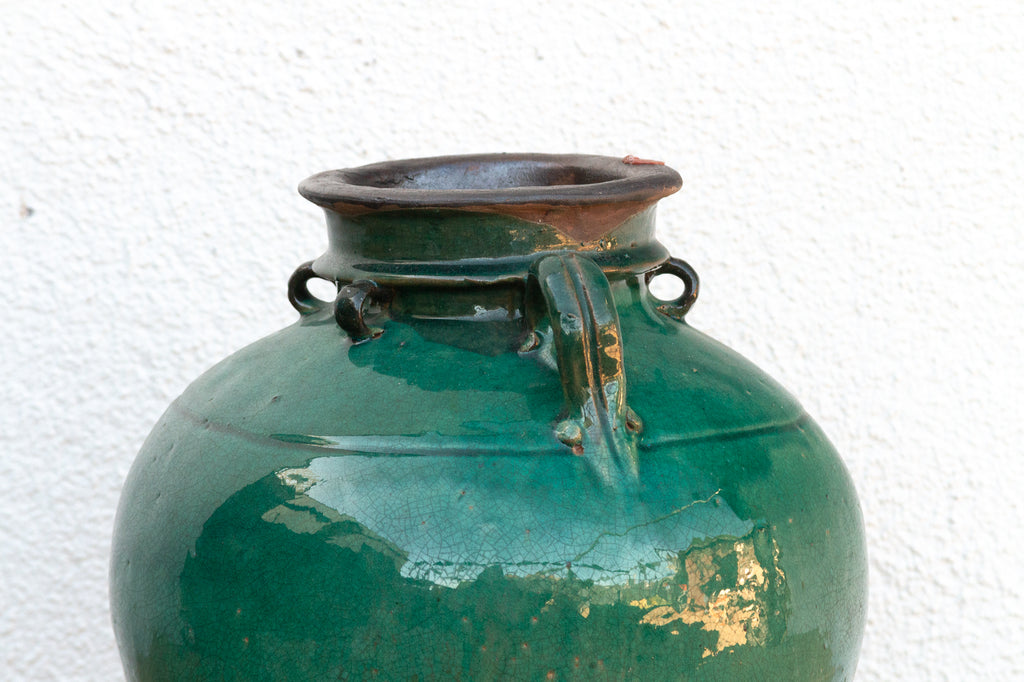 Antique Chinese Green Glazed Jug