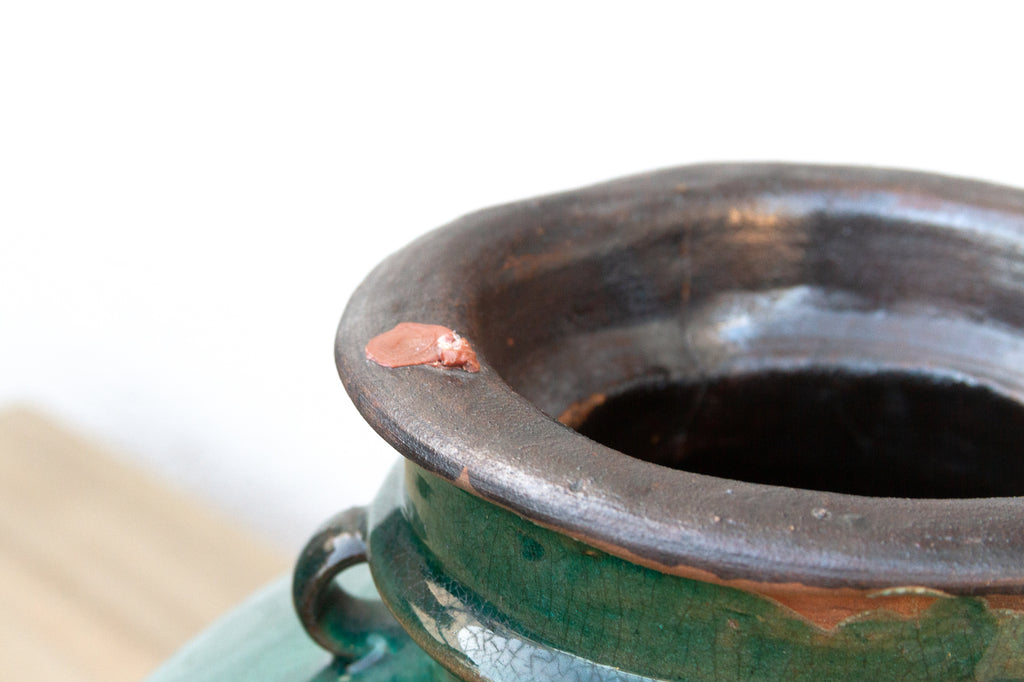 Antique Chinese Green Glazed Jug