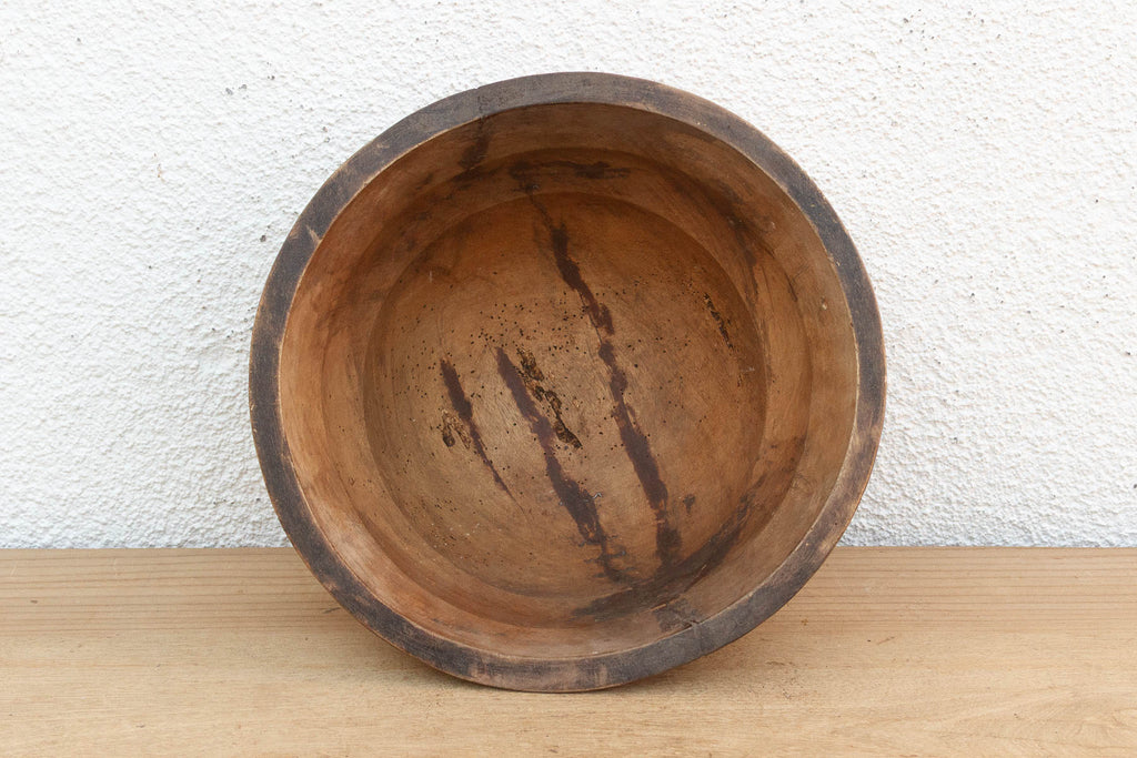 Rustic Handcarved African Bowl