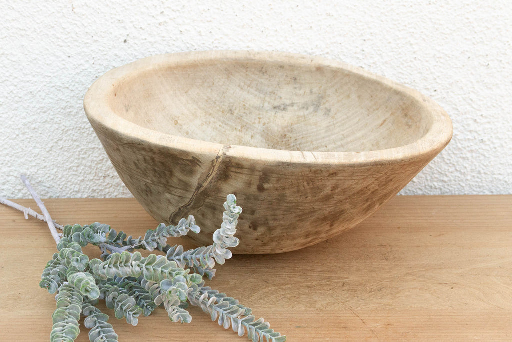 African Kitchen Bowl w/Light Finish