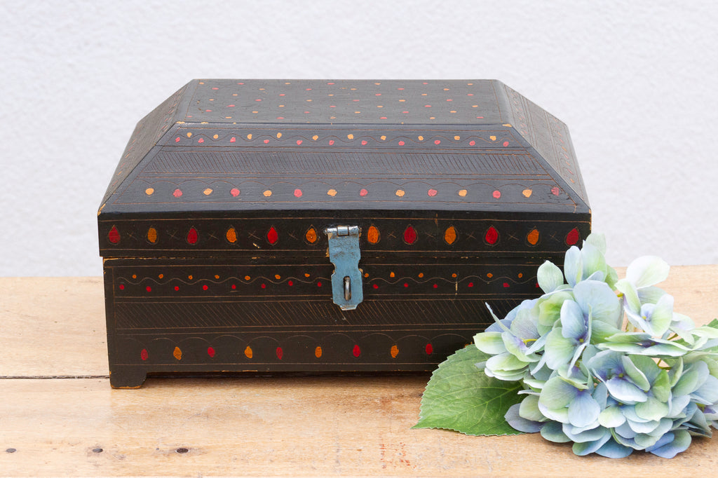 Vintage Painted Nomad Trinket Box