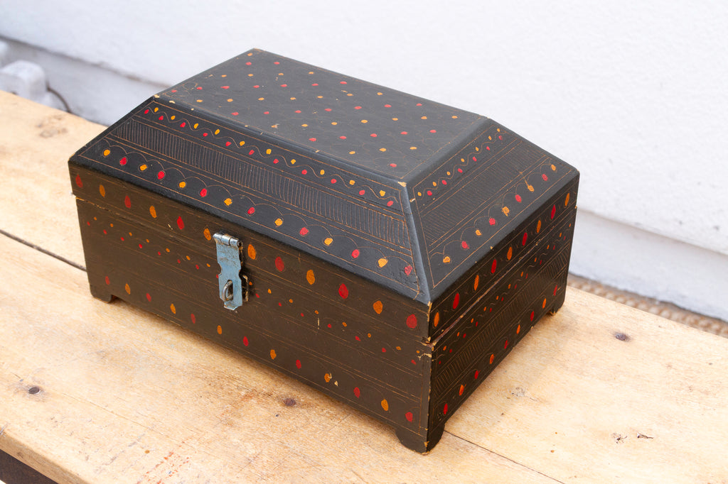 Vintage Painted Nomad Trinket Box