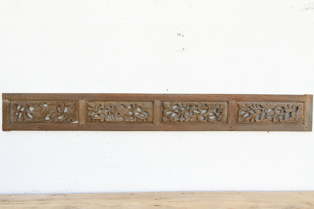 Antique Eastern Canopy's Entrance Carving