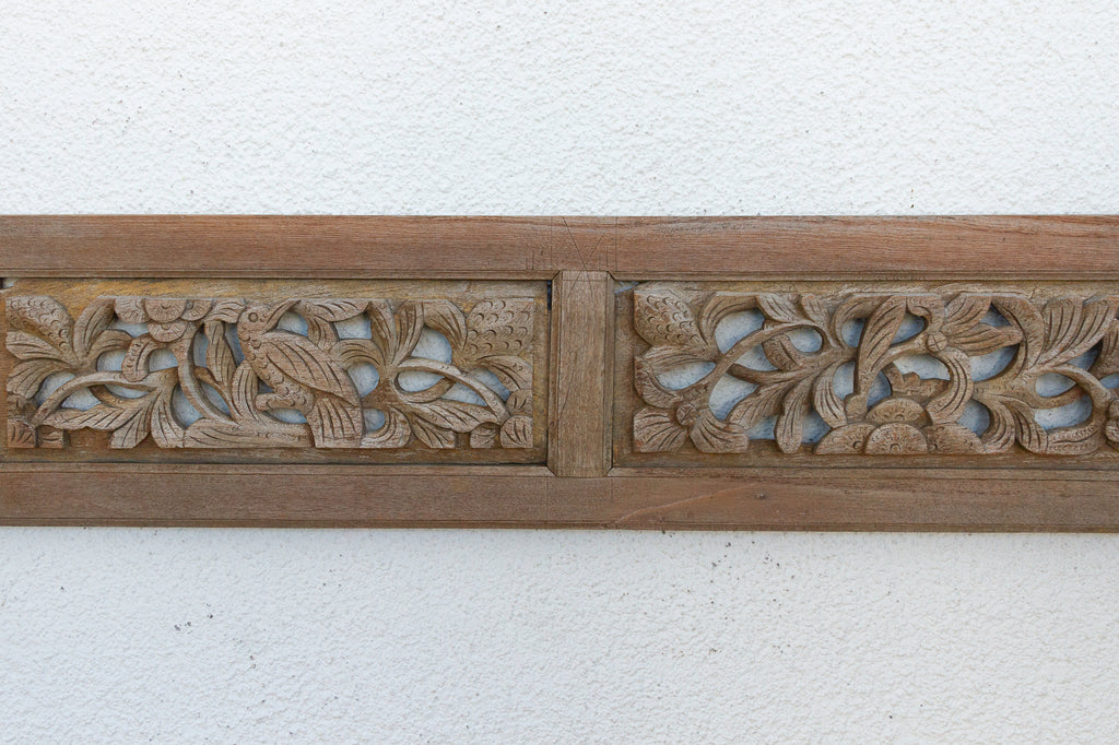 Antique Eastern Canopy's Entrance Carving