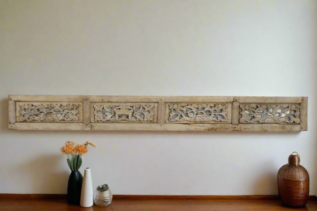 Original Temple Carved Fragment Wall Art