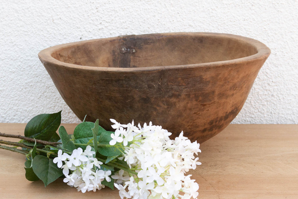 Old Primitive Round Vessel