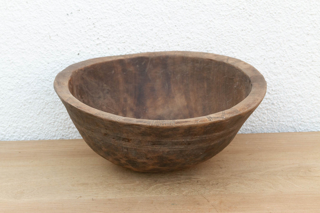 Antique Bell Shape African Bowl