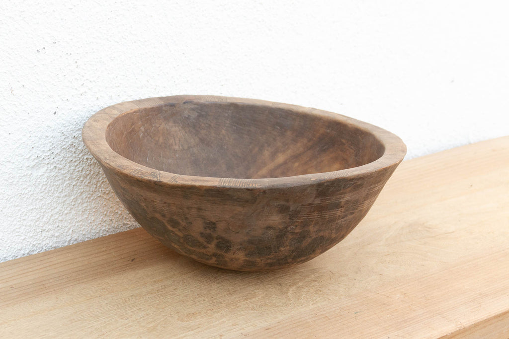 Antique Bell Shape African Bowl