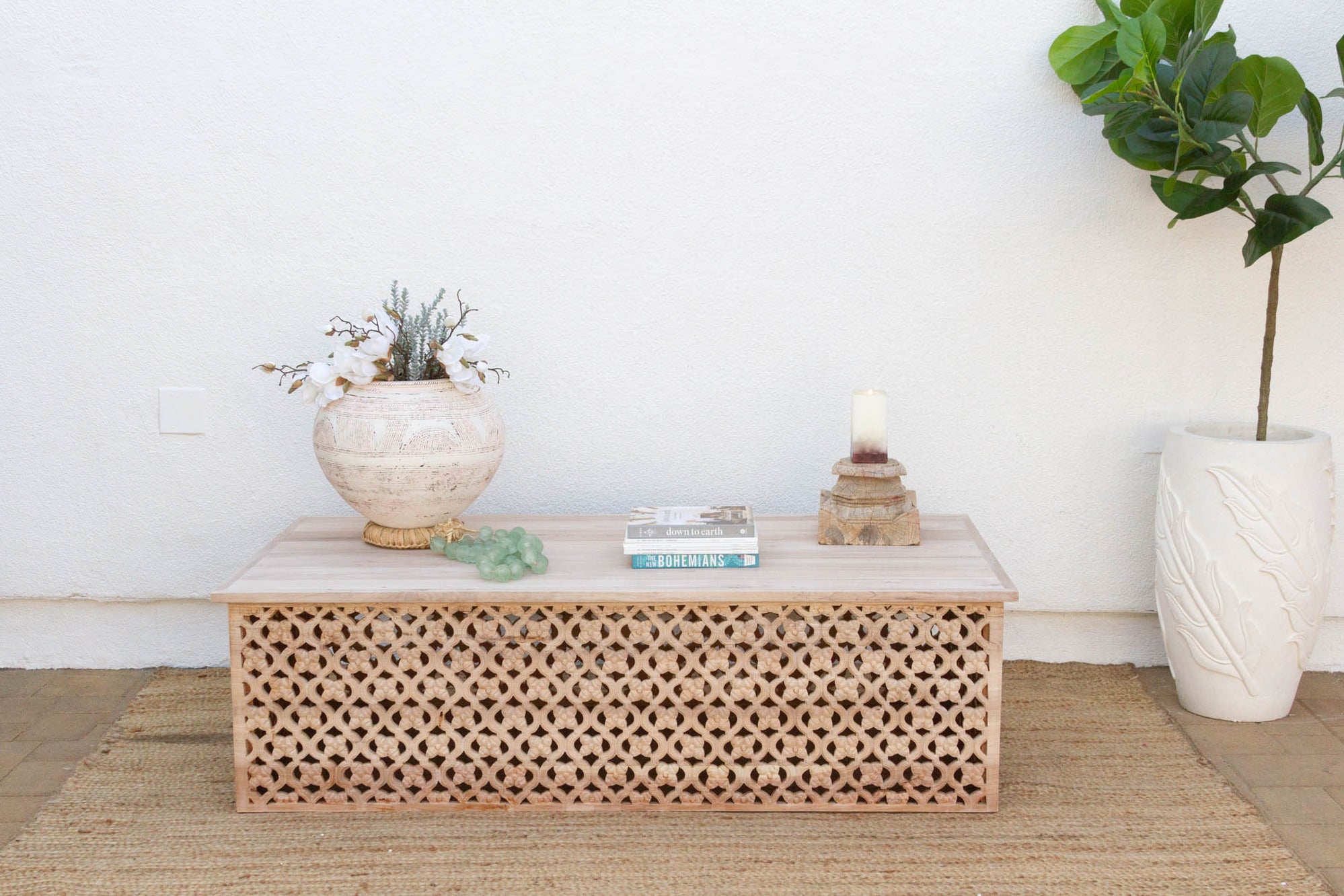 Antique Mehrangarh Jali Furniture | Hand-Carved Reclaimed Wood–DE-COR ...