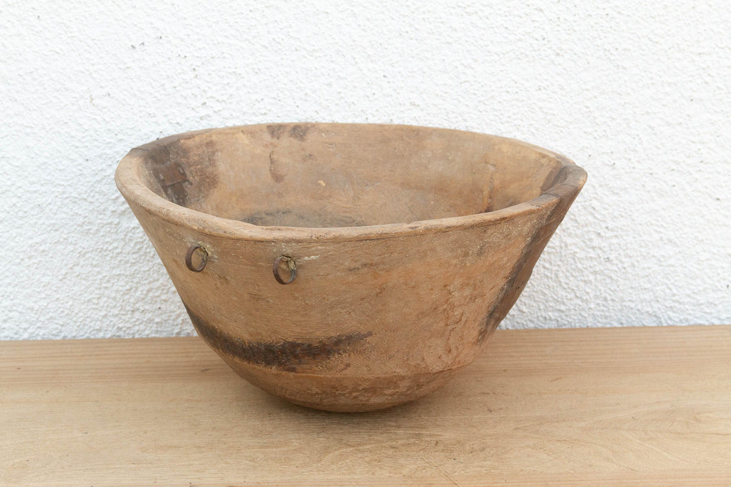 Horn of Africa Carved Wooden Vessel